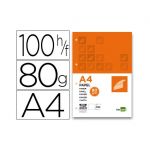 Liderpapel Papel A4 80grs 4 furos 100 Fls