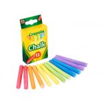 Crayola Chalk Giz Colorido 12 Unidades