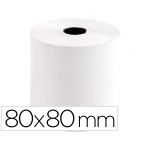 Q-Connect Rolo Térmico para Impressora 80 mm Largura X 80 mm Diâmetro Sem Bisfenol Papel 70g