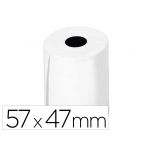 Q-Connect Rolo Térmico para Impressora 57 mm Largura X 47 mm 70g