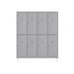 Rocada Armário Metálico 300 4 Módulos X 2 Portas Cinza 1210x500x1800 mm
