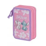 Safta Estojo Duplo Completo Pink Stitch