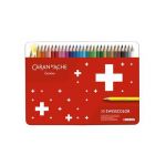 Carand'ache Lápis de Cor Swisscolor Caixa de Metal 30 Unidades
