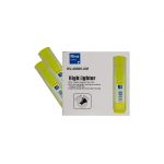 Marcador Fluorescente Ponta Biselada Amarelo 10 Unidades - RV-40606-AM-10