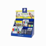 Staedtler Expositor com 8UD 185 C12, 5UD 364-S WP4P, 6UD 326 C10, 10UD 308 S1 WP3, 1UD