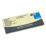 Infonotes Bloco Adesivo Amarelo 50x40mm 100 Fls Pack 3