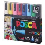 Posca Pack com 8 Marcadores PC-5M