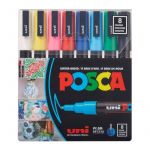 Posca Pack com 8 Marcadores POSCA PC-3M
