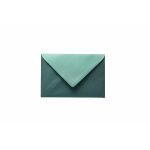 Envelope Verde Metalizado para Convites B6 Pack 10 un