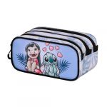 Karactermania Estojo Triplo Oval Lilo e Stitch Trick Fan