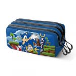 Karactermania Estojo Triplo Oval Lápis Sonic Greenhill