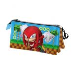 Karactermania Estojo Triplo Run Knuckles