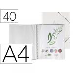LiderPapel Capa Catalogo Espiral e Elastico 40 Bolsas Transparente Ec55 - 03291.05