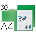 LiderPapel Capa Catalogo 30 Bolsas Polipropileno A4 Translucida Verde Ec72 - 03544.04