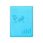 LiderPapel Capa Catalogo 80 Bolsas A4 Translucida Azul Ec93 - A00058.01