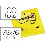 Post-it Bloco Adesivo 76x76MMS 100 Fls Amarelo Embalagem de 6 Un