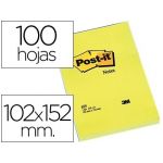 Post-it Bloco Adesivo Pst-it 659 102x152MMS 100 Fls Amarelo Embalagem de 6 Un