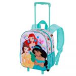 Karactermania Mochila Princesas Rainbows com trolley 34cm