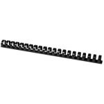 Q-connect Argolas Pvc 22 Mms Pack 50 Un Pretas KF32116