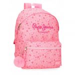 Pepe Jeans Mochila Escolar 42cm Alenka Pink