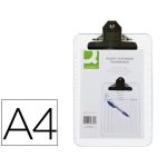 Q-Connect Prancheta Porta-notas A4 Plástico Clear
