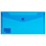 Firmo Bolsa Envelope Plástico c/ Velcro 135X250mm Azul - 70562