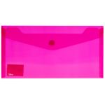 Firmo Bolsa Envelope Plástico c/ Velcro 135X250mm Vermelho - 70565