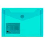 Firmo Bolsa Envelope Plástico A6 c/ Velcro 114x158mm Verde - 70576