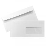 500 un. Envelopes c/ Janela DL Silicone Litografado 110x220mm 90g - 19898