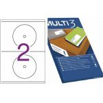Multi 3 Etiquetas Autocolantes CD/DVD Laser Ink 0117mm - 10816