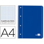 LiderPapel Caderno A4 Quadriculado 80 Fls Azul 1 Un.