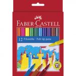 Faber-Castell Caixa 12 Marcadores Feltro Slim