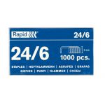Rapid Caixa 1000 Agrafos Azul Nº24/6 (2/20 Fls) - 1551011