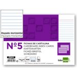 LiderPapel 100 Un. Fichas Cartolina 160x220mm Pautado - FR05