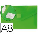 LiderPapel Bolsa Porta-Documentos A8 c/ Velcro Verde - DS46