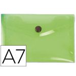 LiderPapel Bolsa Porta-Documentos A7 c/ Velcro Verde - DS41