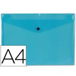 LiderPapel Bolsa Porta-Documentos A4 c/ Mola Azul - DS15