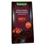 Salutem Chocolate Preto Extra 99% Cranberries 75g