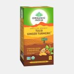 Organic India Infusão Bio Tulsi Turmeric Ginger 25 Saquetas