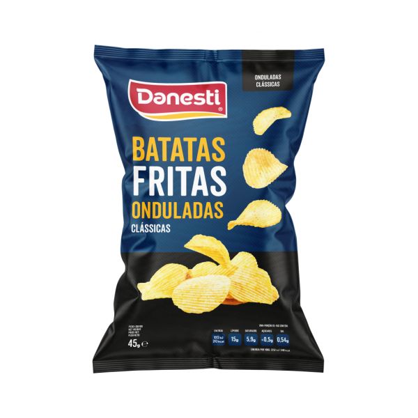 Danesti Batata Frita Ondulada Cl Ssica G Kuantokusta