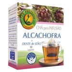 Cem Porcento Chá de infusão de Alcachofra e Dente-de-Leão 10 Saquetas