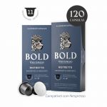 Bold Café Ristretto Compatível Nespresso Intensidade 11 - 120 Cápsulas