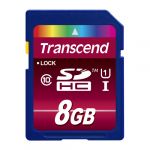 Transcend 8GB SDHC Class 10 UHS-I - TS8GSDHC10U1