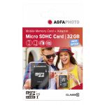 Agfaphoto 32GB Micro SDHC Class 10 Mobile High Speed + Adaptador - 10581