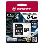 Transcend 64GB Micro SDXC Class 10 UHS-I - TS64GUSDU1
