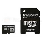 Transcend 8GB Micro SDHC 600x Class 10 UHS-I M + Adapter - TS8GUSDHC10U1