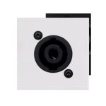 Audac Platine de Ligação Speakon CP45SPE com Espelho White