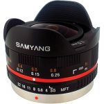 Objetiva Samyang 7.5mm Fisheye f/3.5 Black Micro 4/3