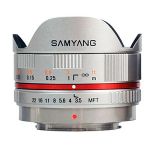 Objetiva Samyang 7.5mm Fisheye f/3.5 Micro 4/3 Silver