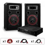 Electronic Star Conjunto DJ-12 Amplificador + Altifalantes PA 1000W